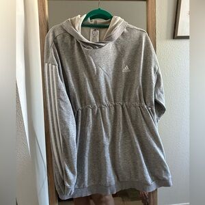 Adidas Gray Maternity Hoodie